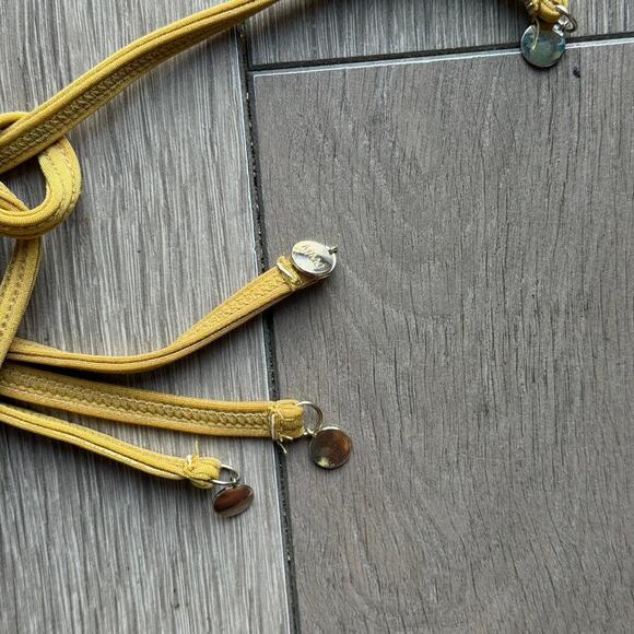 Multi coloured bikini top with tie - Picture 4 of 4